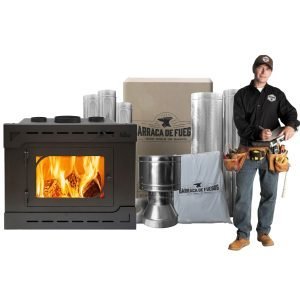 PROMO INSERTO ÑUKE NOGAL 70 + KIT + INSTALACION