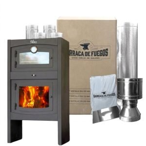 PROMO Ñuke Coral Plata con Horno + kit Instalación 1 Planta