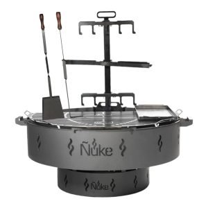 ÑUKE Fogón 100 P (Incluye Parrilla, plancha, estaca , pala y atizador )