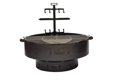 ÑUKE Fogón 120 Con Carro (2 Parrillas, estaca, plancha, pala y atizador)